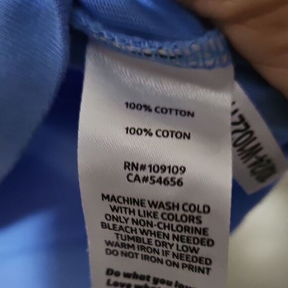 Life Is Good Woman Long Sleeve Shirt in Blue S - Picture 5 of 6